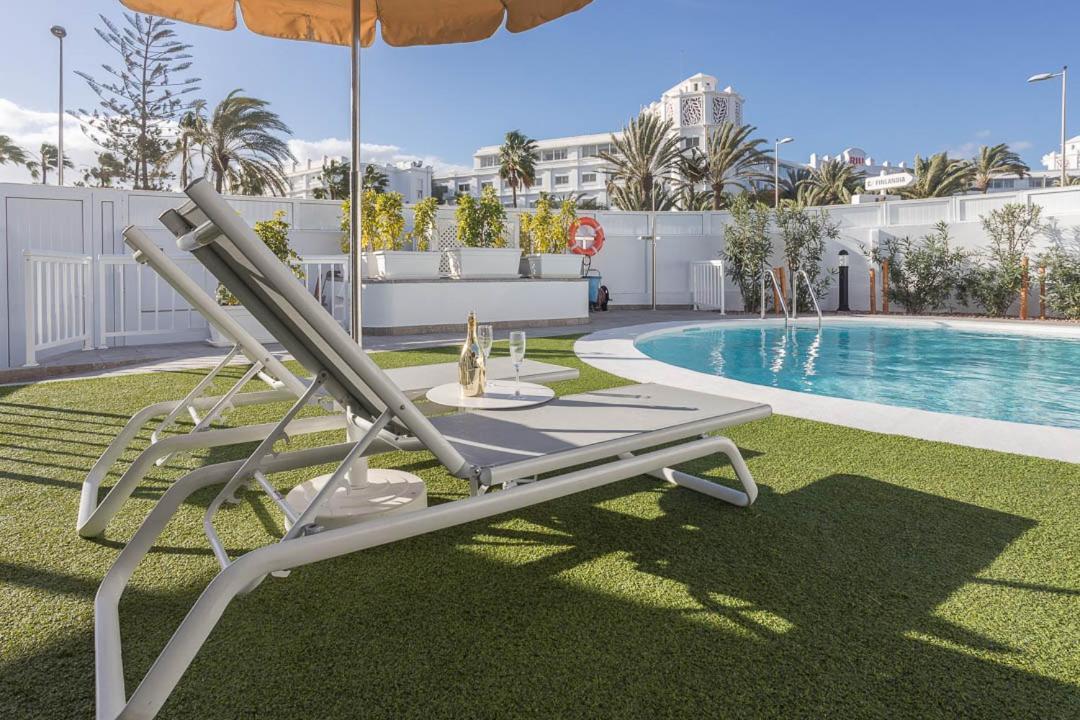 Nueva!!! Villa playa del inglés piscina privada climatizada Exterior foto