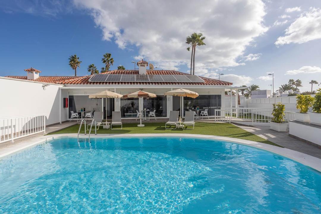 Nueva!!! Villa playa del inglés piscina privada climatizada Exterior foto